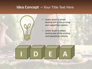 Enjoy Single Lying PowerPoint Template