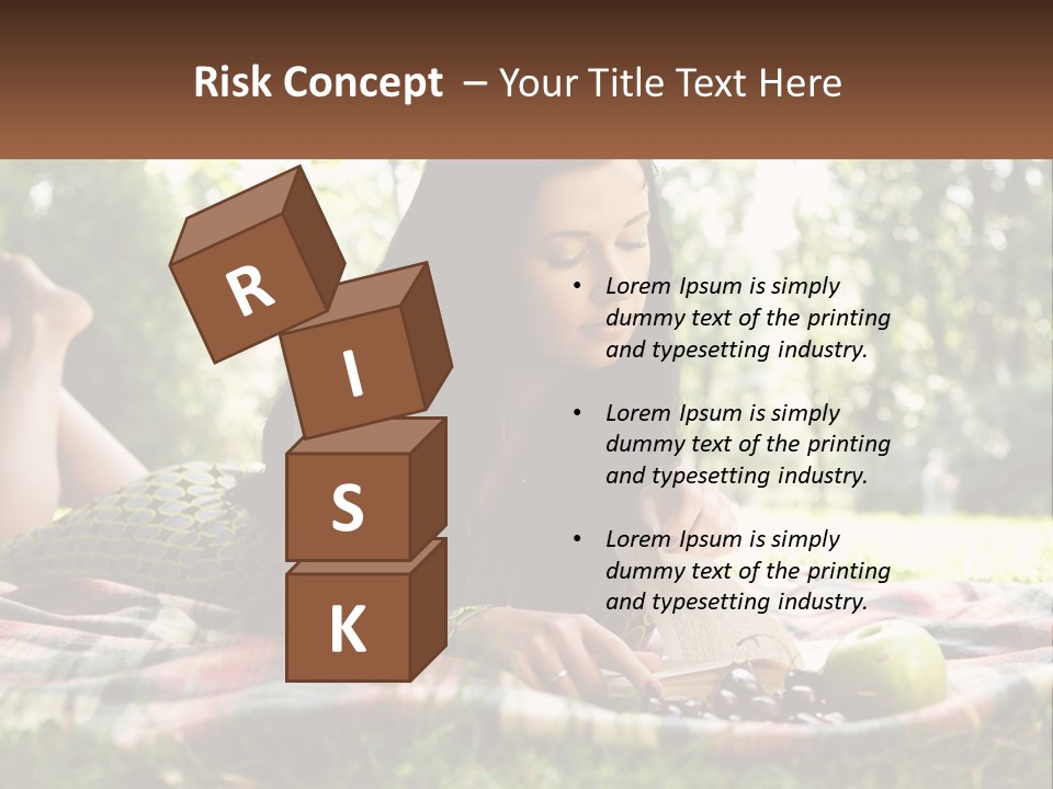 Enjoy Single Lying PowerPoint Template