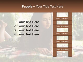 Enjoy Single Lying PowerPoint Template