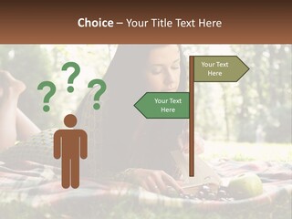 Enjoy Single Lying PowerPoint Template