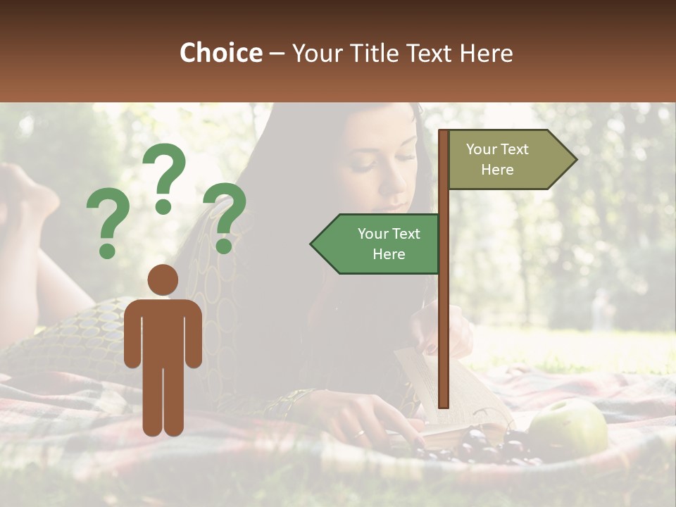 Enjoy Single Lying PowerPoint Template