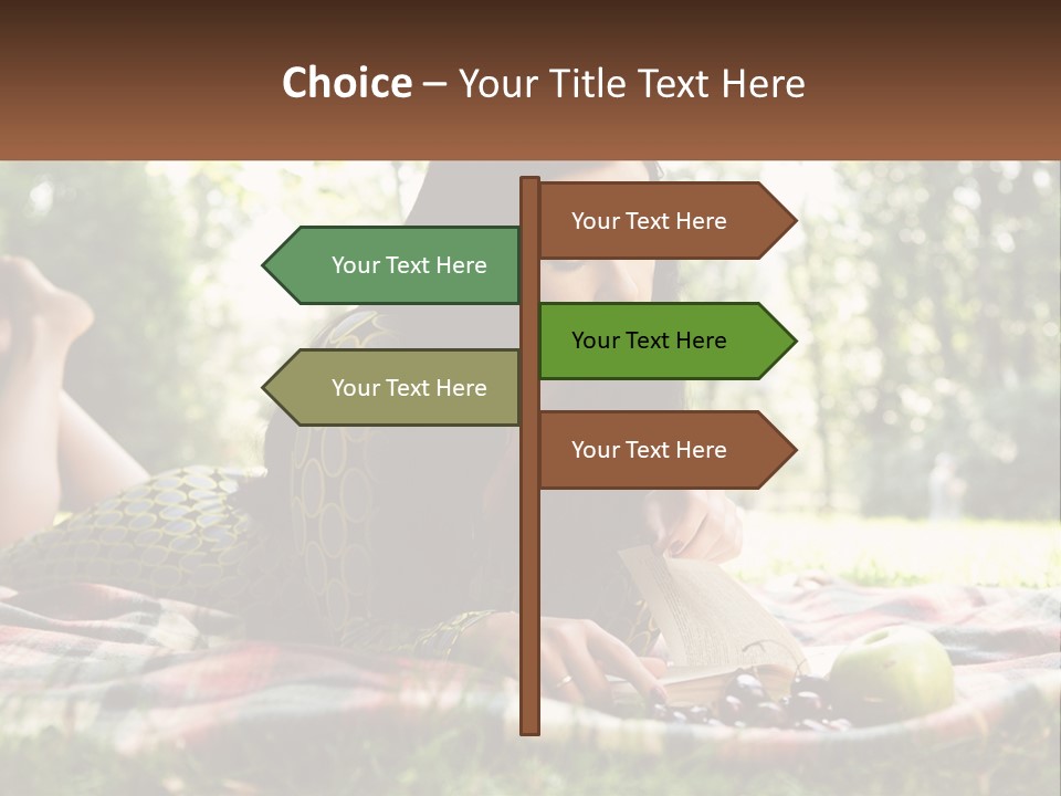 Enjoy Single Lying PowerPoint Template