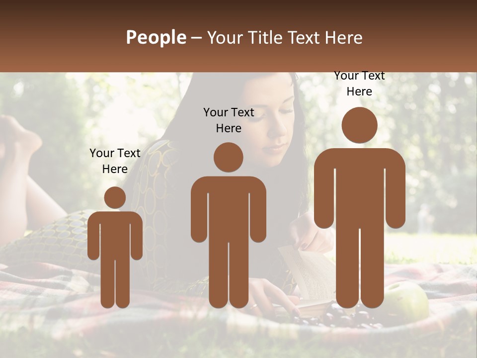 Enjoy Single Lying PowerPoint Template