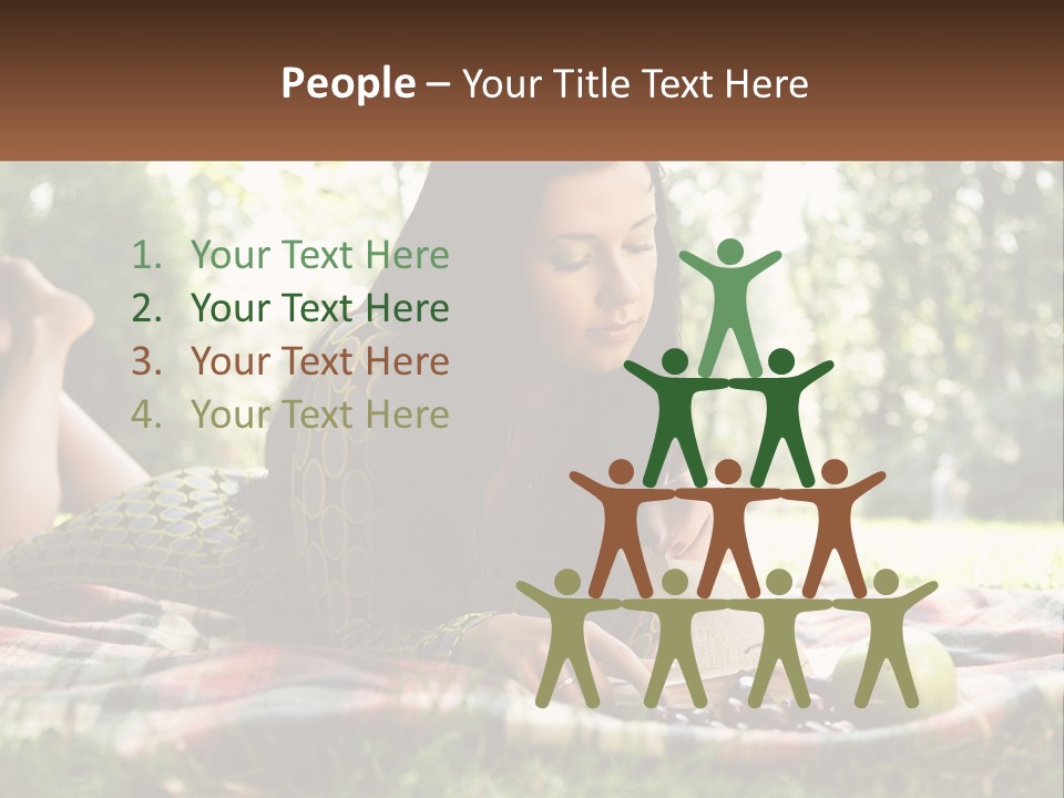 Enjoy Single Lying PowerPoint Template