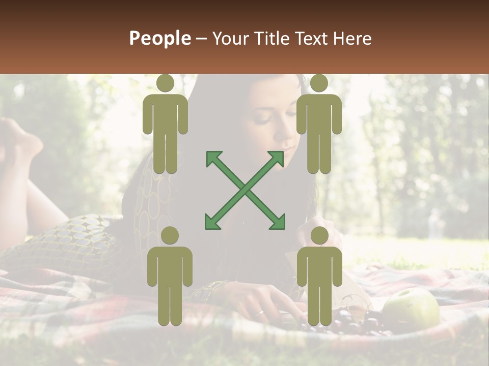 Enjoy Single Lying PowerPoint Template