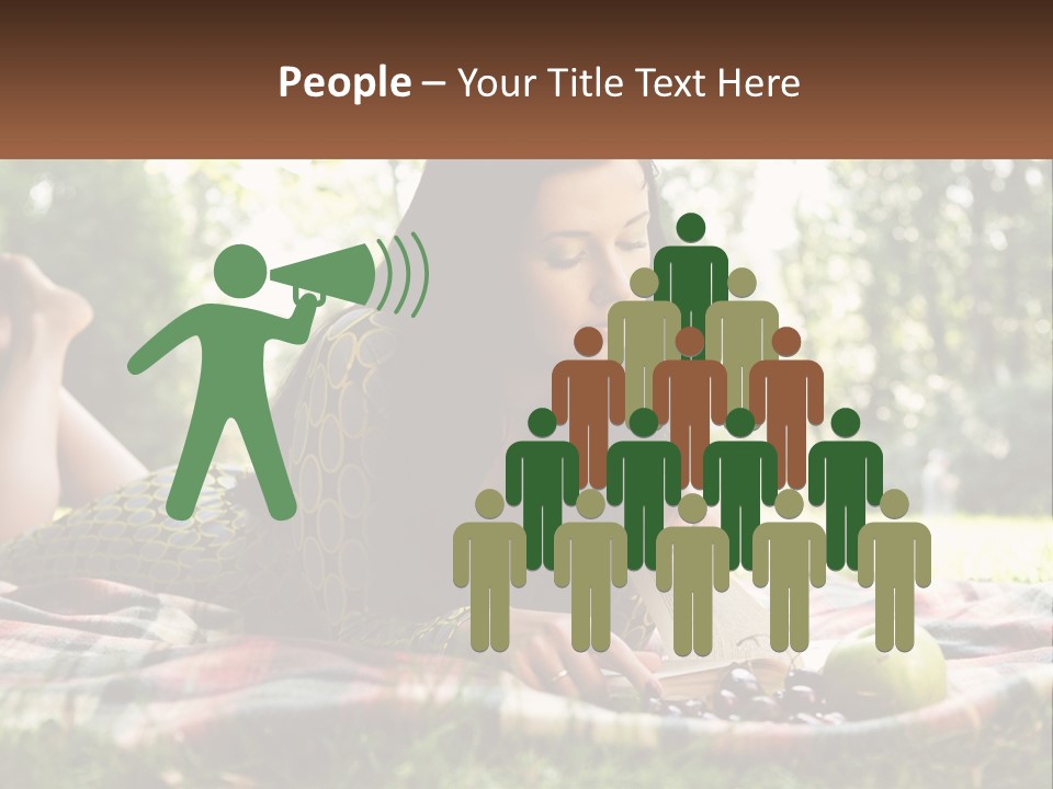 Enjoy Single Lying PowerPoint Template