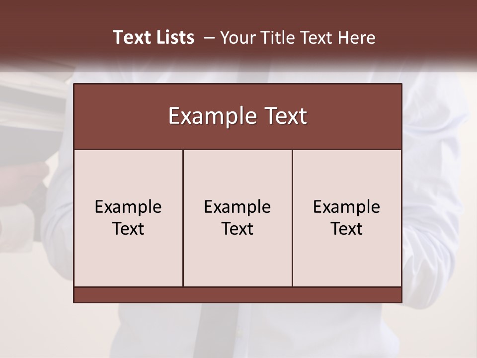 Teamwork Documents Unusable PowerPoint Template