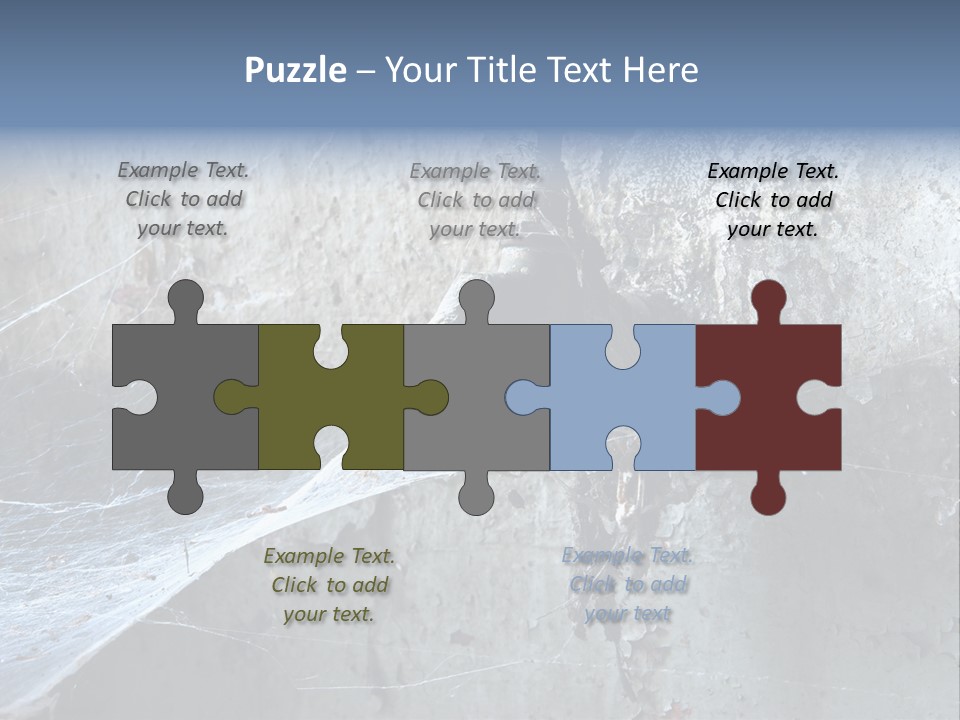 Broken Urbex Home PowerPoint Template