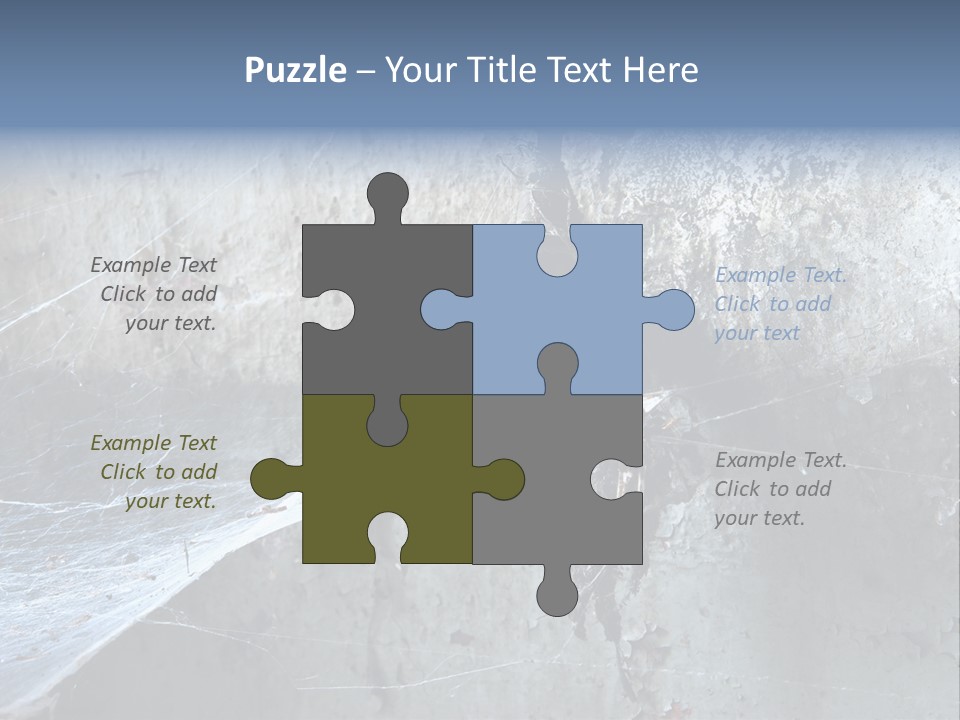Broken Urbex Home PowerPoint Template