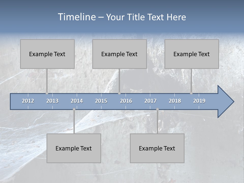 Broken Urbex Home PowerPoint Template
