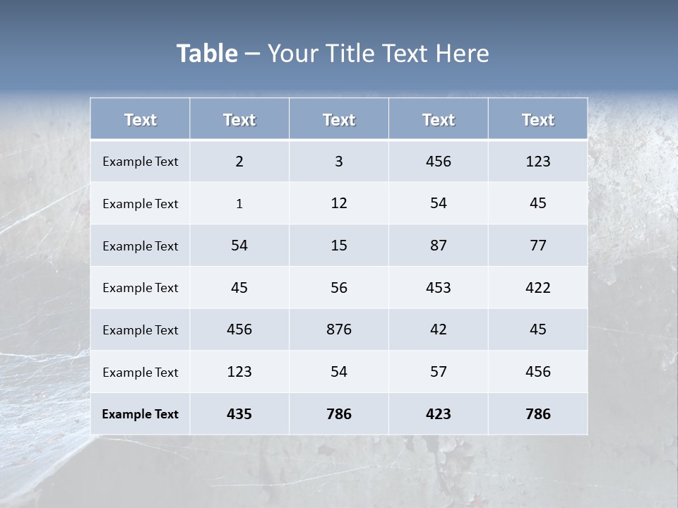 Broken Urbex Home PowerPoint Template