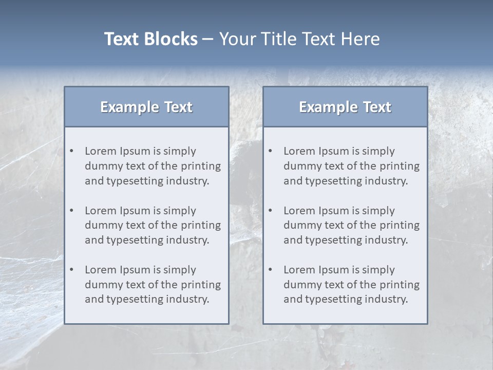 Broken Urbex Home PowerPoint Template