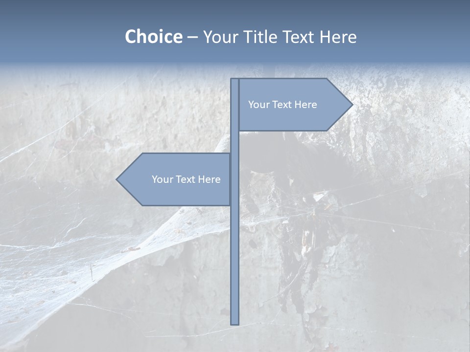 Broken Urbex Home PowerPoint Template