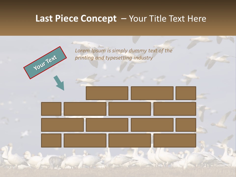 Spring Hunt Flock PowerPoint Template