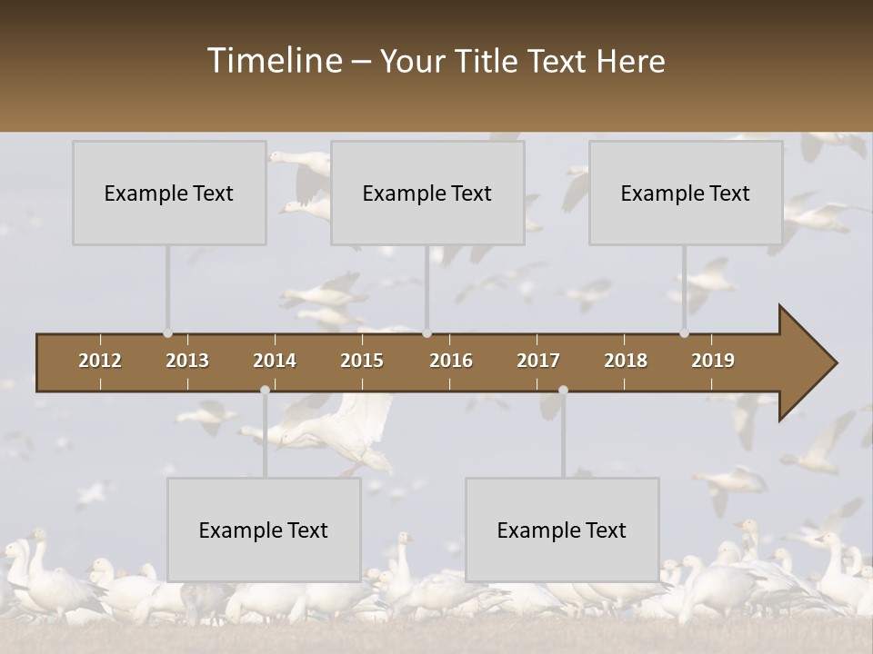 Spring Hunt Flock PowerPoint Template
