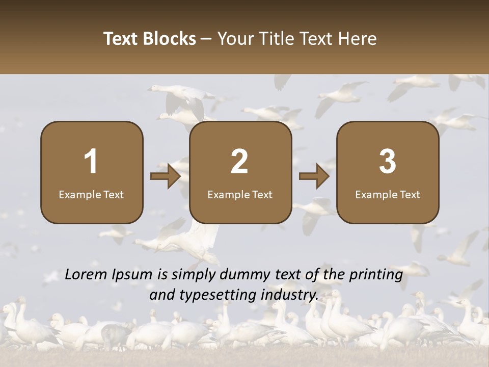 Spring Hunt Flock PowerPoint Template