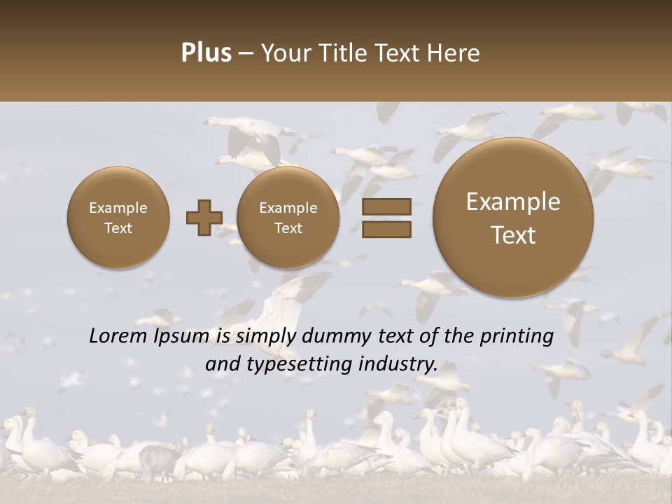 Spring Hunt Flock PowerPoint Template