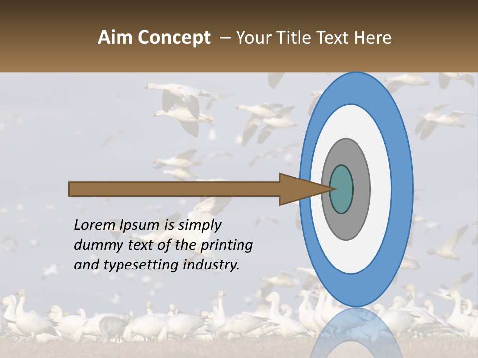 Spring Hunt Flock PowerPoint Template