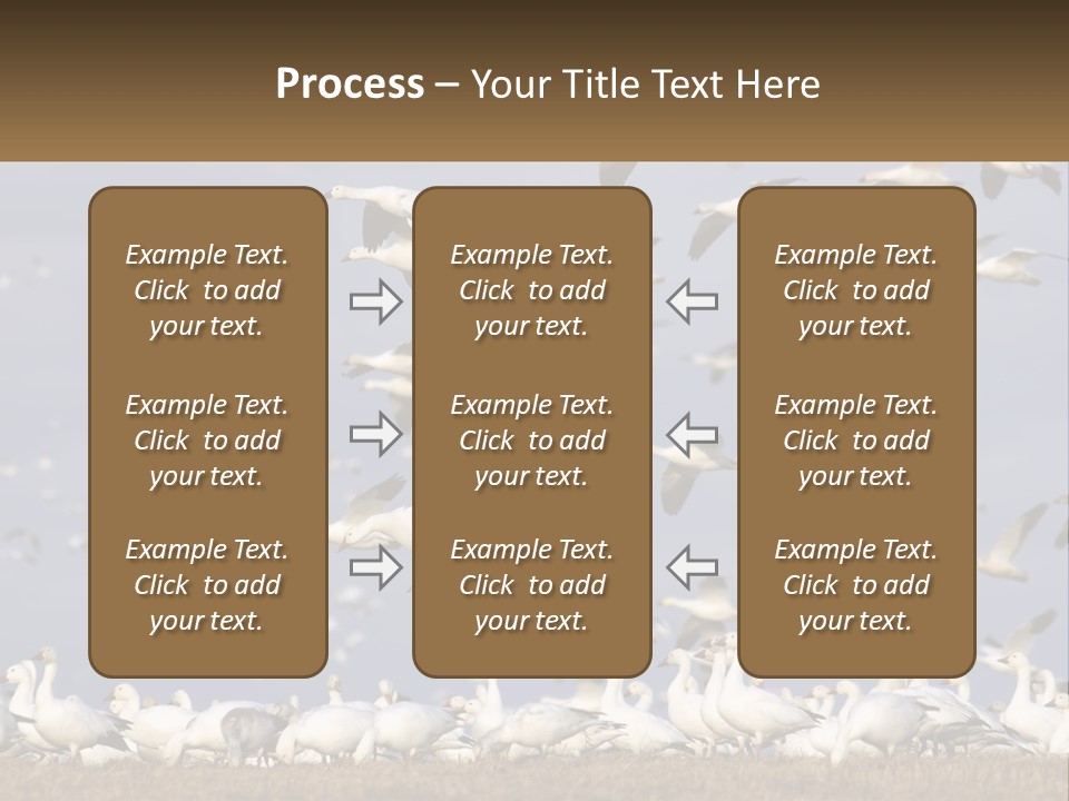 Spring Hunt Flock PowerPoint Template