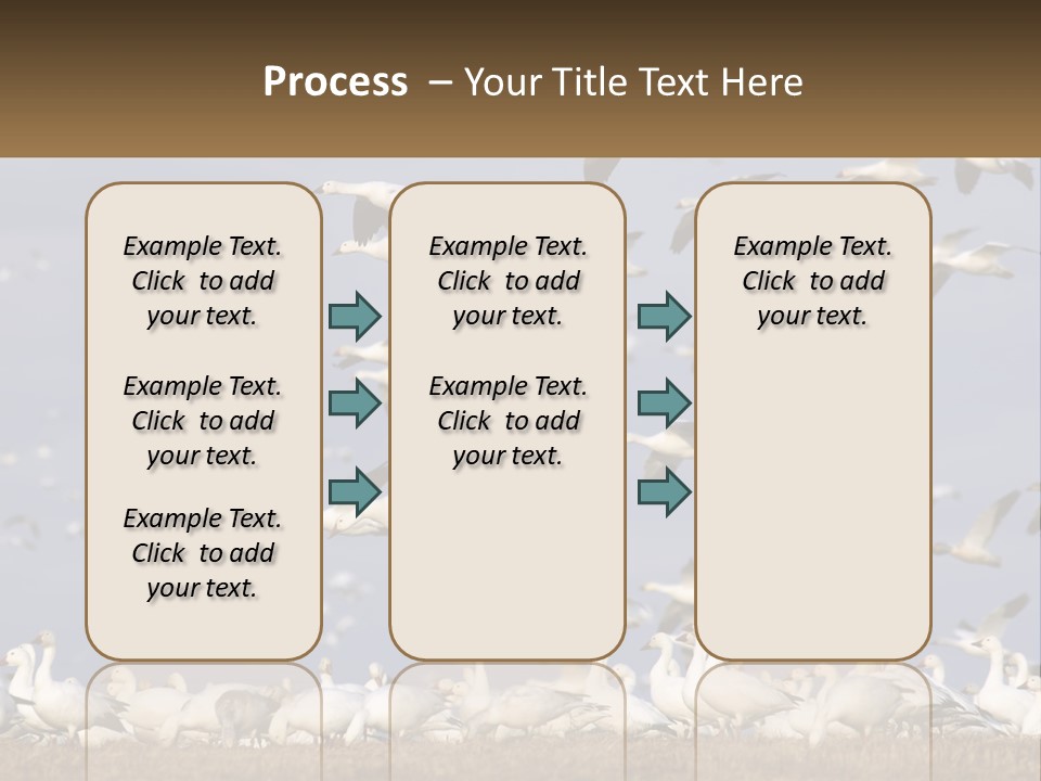 Spring Hunt Flock PowerPoint Template