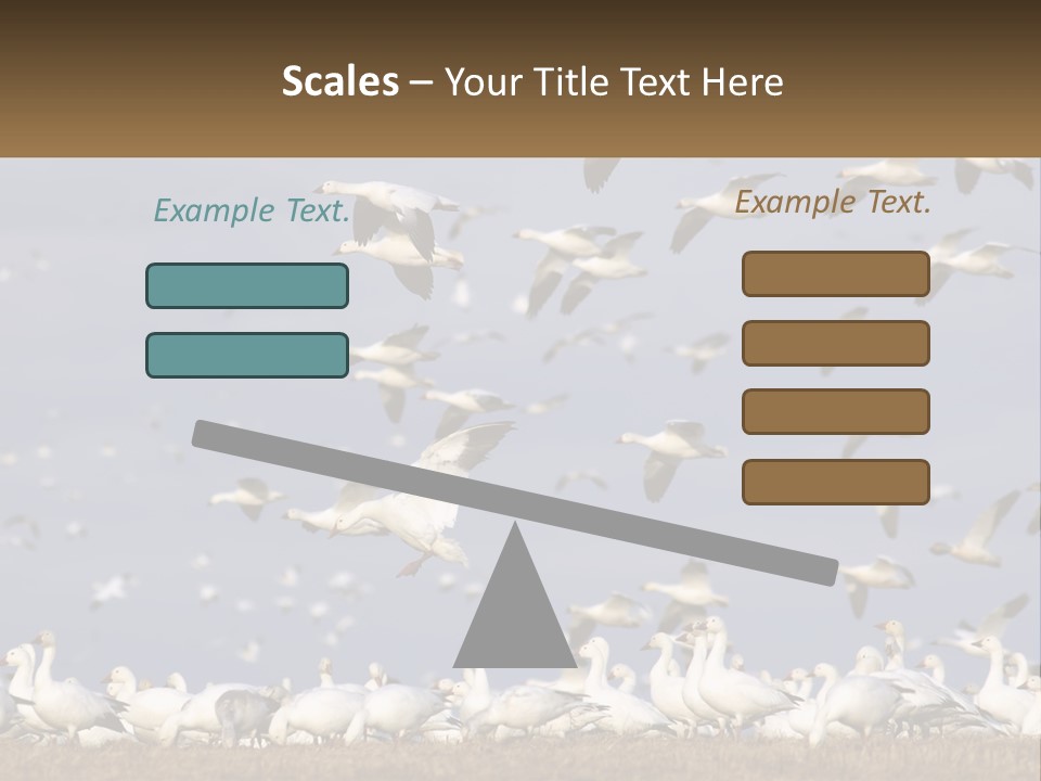 Spring Hunt Flock PowerPoint Template