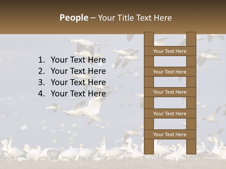 Spring Hunt Flock PowerPoint Template