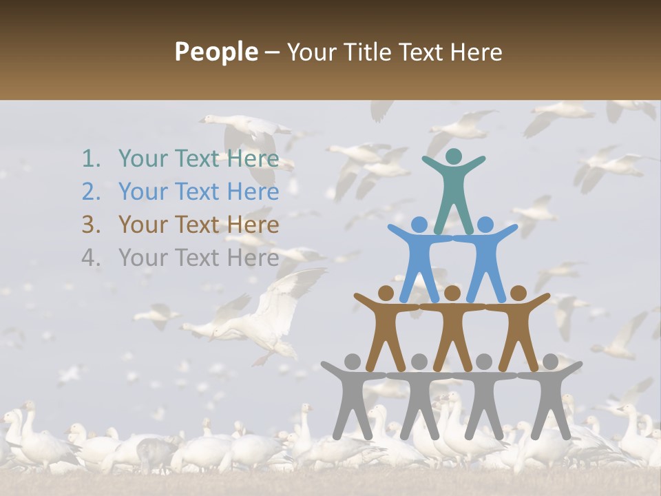Spring Hunt Flock PowerPoint Template