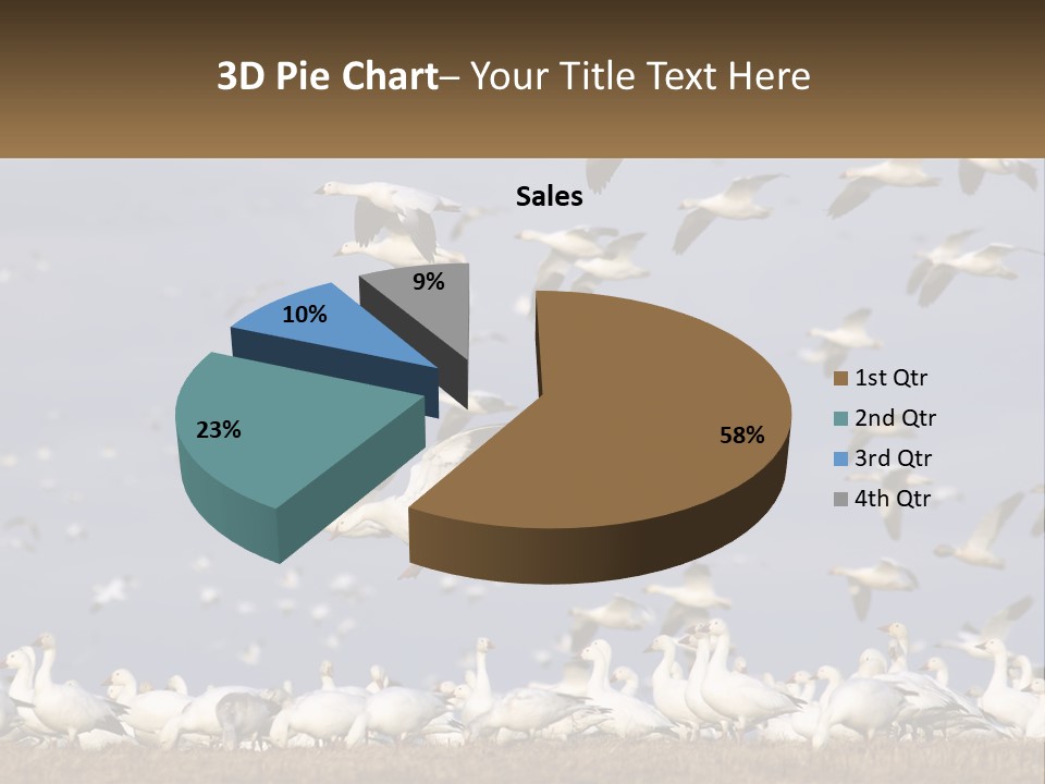 Spring Hunt Flock PowerPoint Template