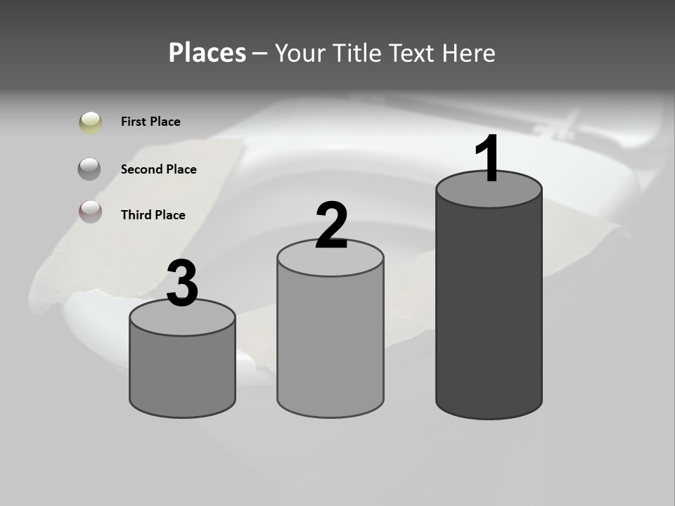 Seat Bathroom Voltage PowerPoint Template