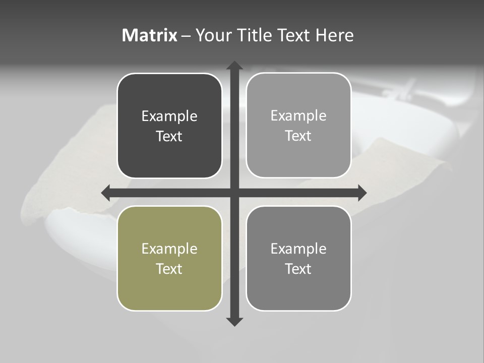 Seat Bathroom Voltage PowerPoint Template