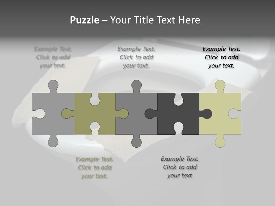 Seat Bathroom Voltage PowerPoint Template