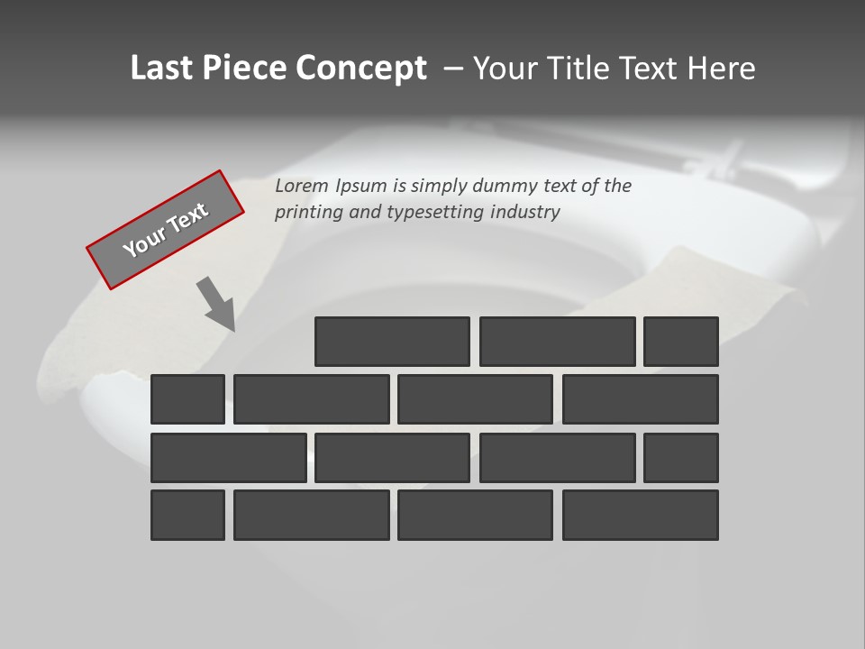 Seat Bathroom Voltage PowerPoint Template