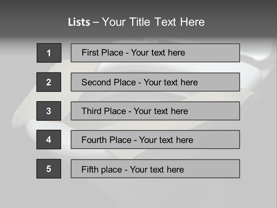 Seat Bathroom Voltage PowerPoint Template