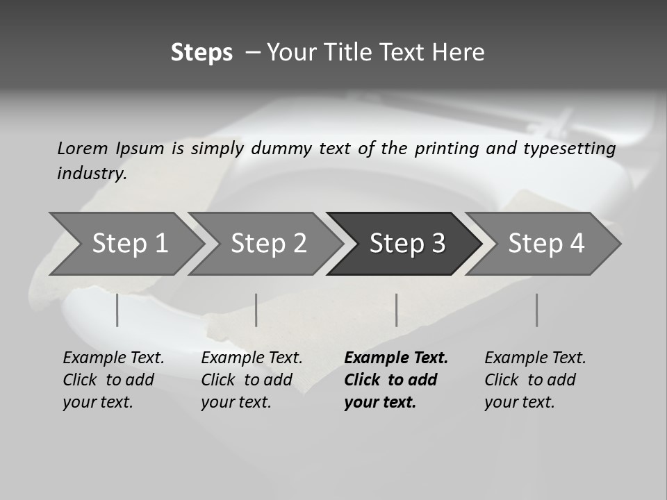 Seat Bathroom Voltage PowerPoint Template