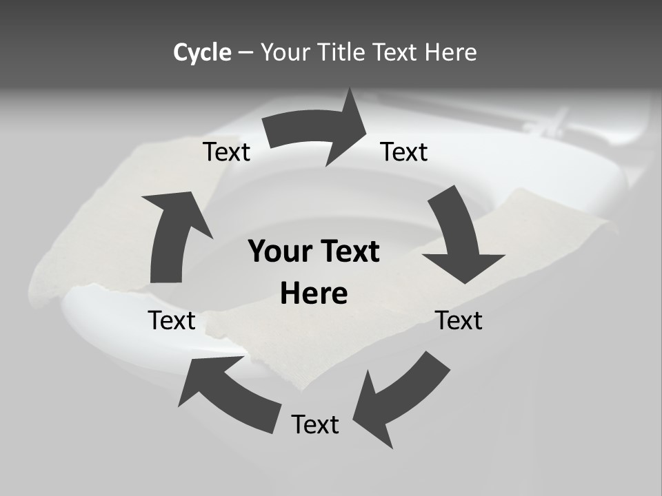 Seat Bathroom Voltage PowerPoint Template