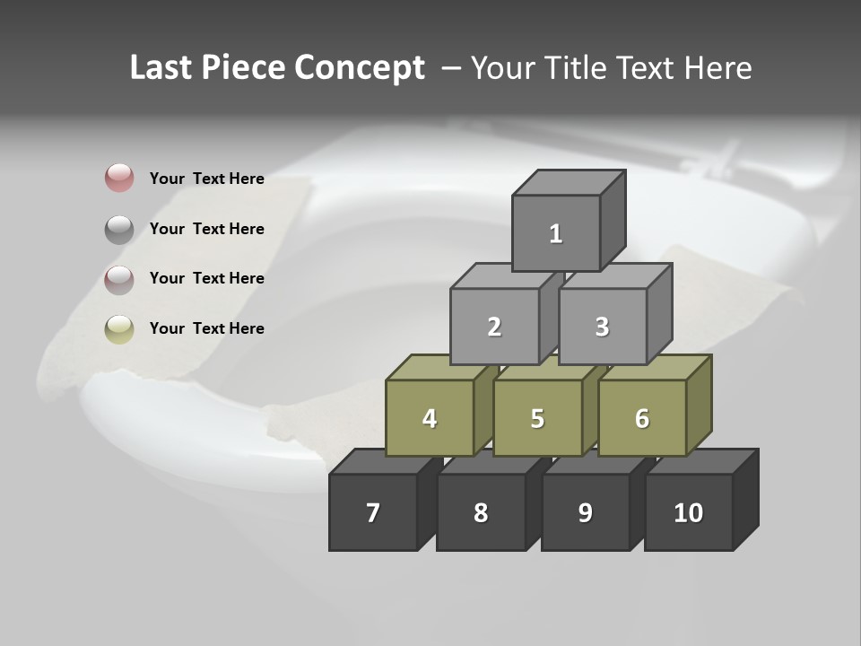 Seat Bathroom Voltage PowerPoint Template