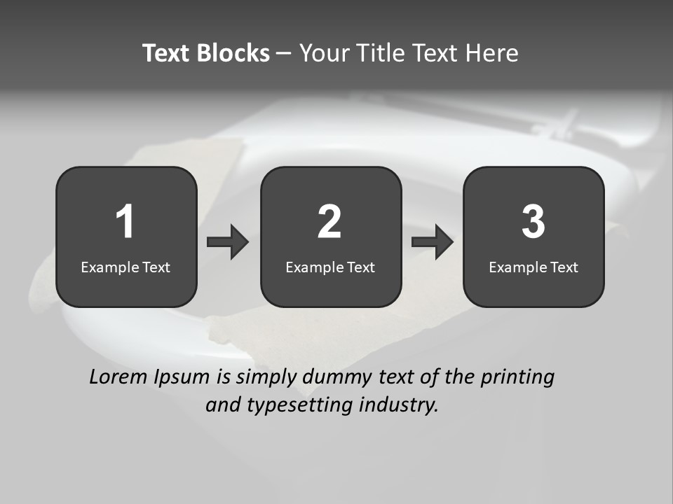 Seat Bathroom Voltage PowerPoint Template