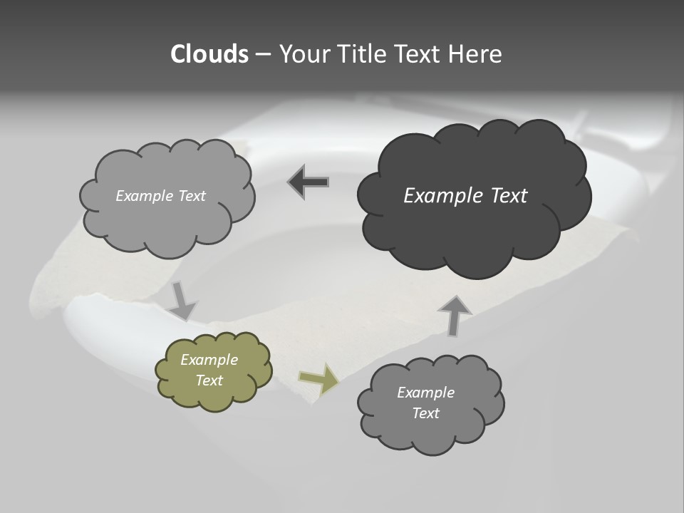 Seat Bathroom Voltage PowerPoint Template