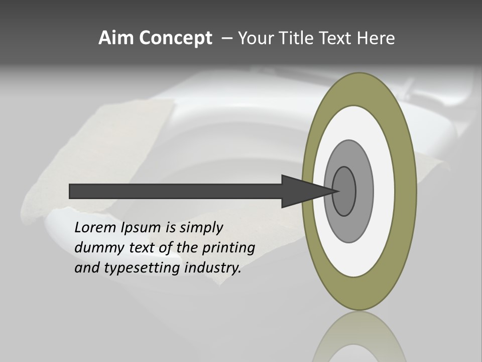 Seat Bathroom Voltage PowerPoint Template
