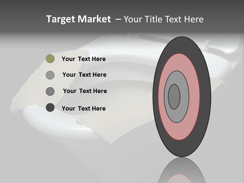 Seat Bathroom Voltage PowerPoint Template