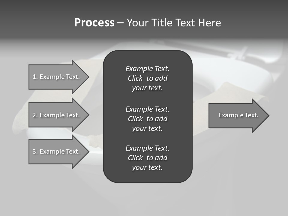 Seat Bathroom Voltage PowerPoint Template