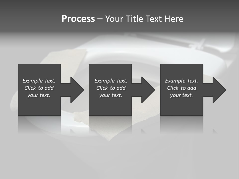 Seat Bathroom Voltage PowerPoint Template