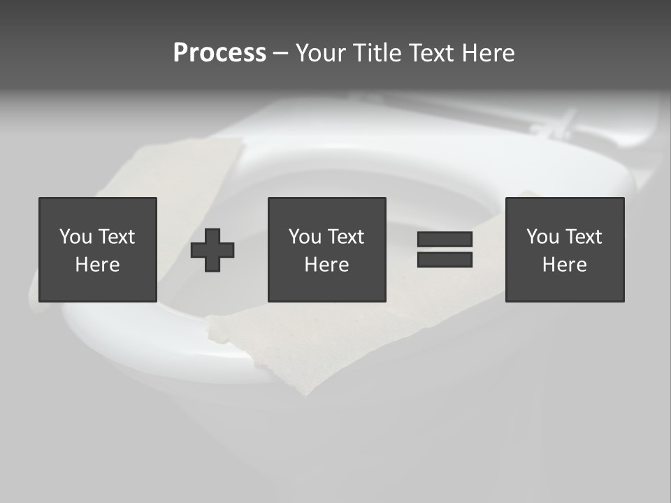 Seat Bathroom Voltage PowerPoint Template