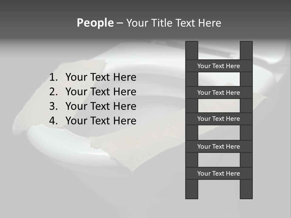 Seat Bathroom Voltage PowerPoint Template