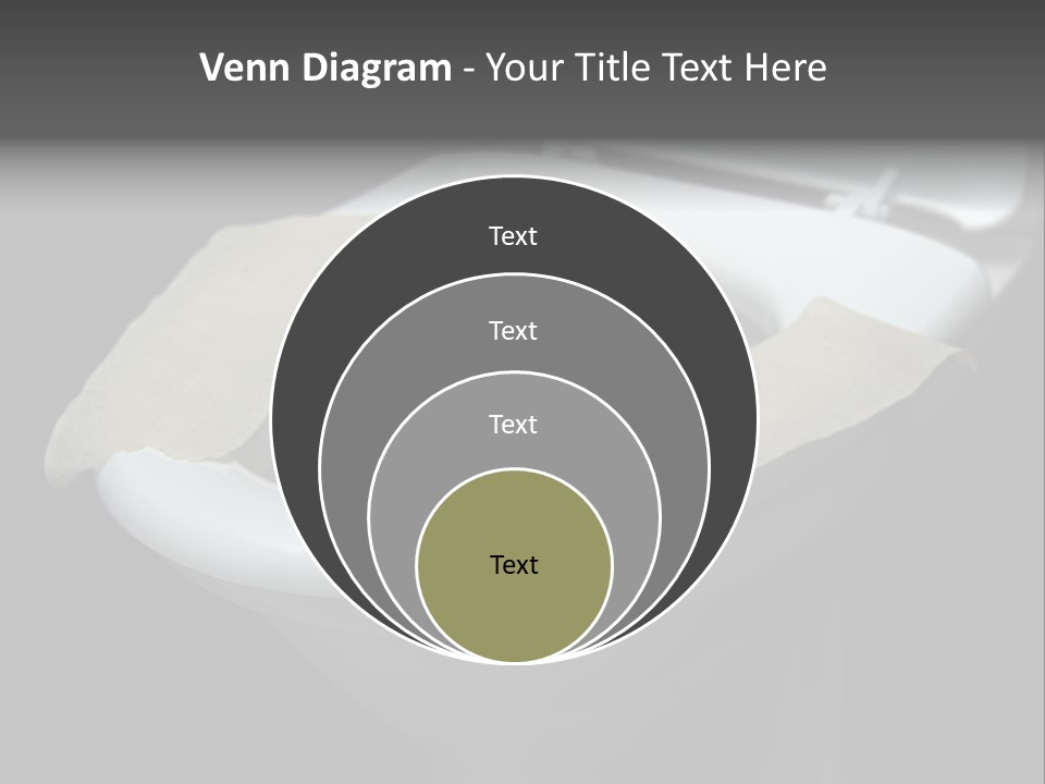 Seat Bathroom Voltage PowerPoint Template