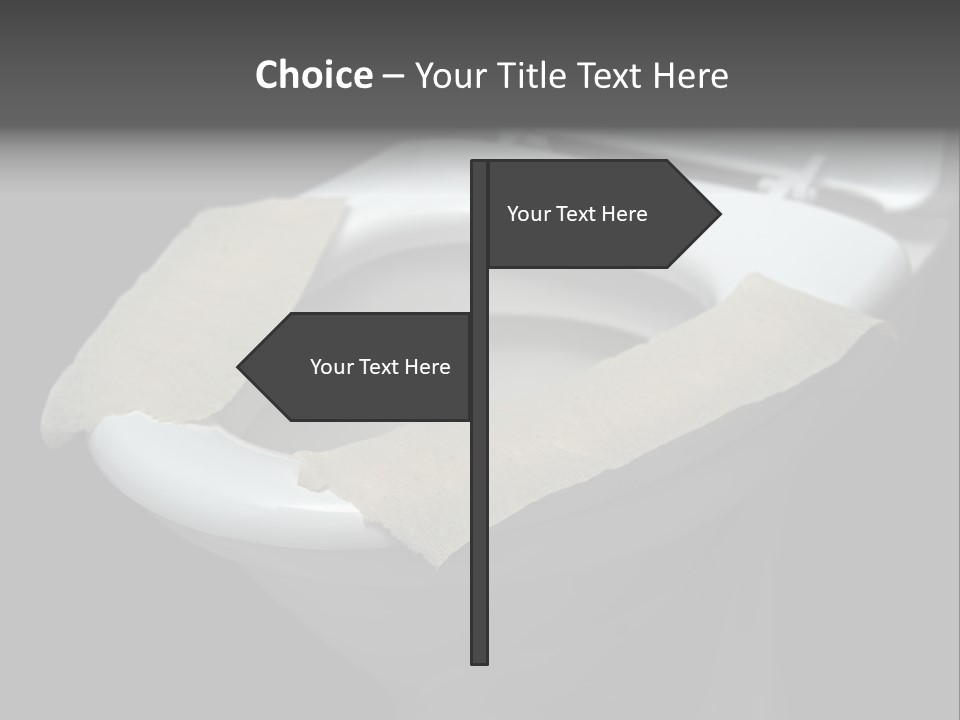 Seat Bathroom Voltage PowerPoint Template