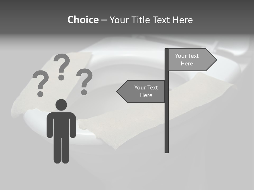 Seat Bathroom Voltage PowerPoint Template