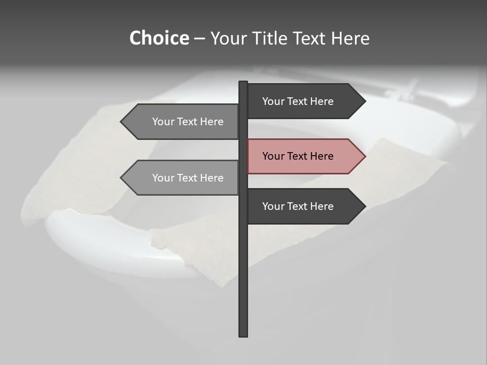 Seat Bathroom Voltage PowerPoint Template