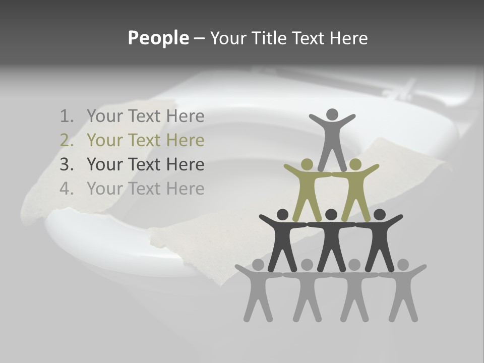 Seat Bathroom Voltage PowerPoint Template