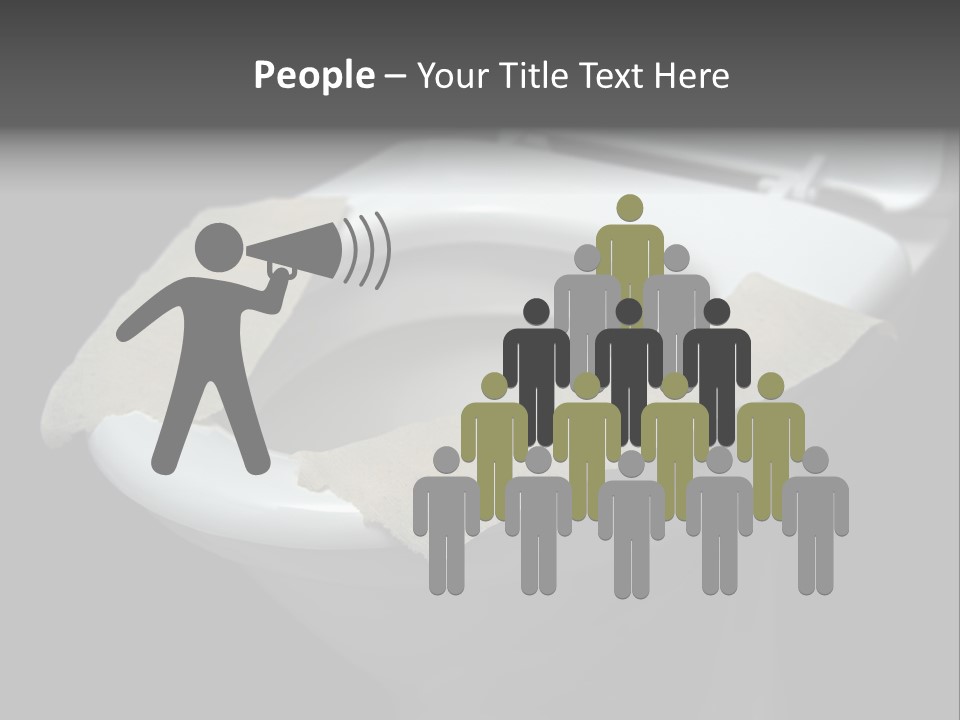 Seat Bathroom Voltage PowerPoint Template